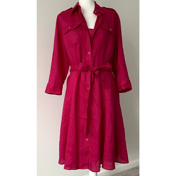 NWT Lauren Ralph Lauren Linen Fit & Flare Shirt + Slip Dress XL - threedaughtersproperties.com NWT Lauren Ralph Lauren Linen Fit & Flare Shirt + Slip Dress XL - threedaughtersproperties.com